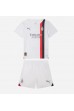 AC Milan Olivier Giroud #9 Jalkapallovaatteet Lasten Vieraspeliasu 2023-24 Lyhythihainen (+ Lyhyet housut)